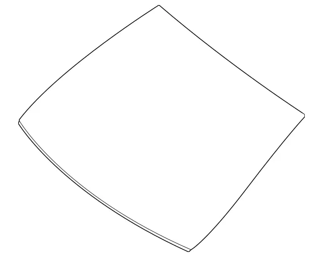 2136704003 - Window System: Windshield for Mercedes-Benz Image