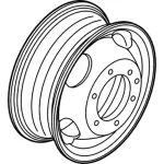 JK4Z1007B - : Wheel, Alloy for Ford: Transit-150, Transit-250, Transit-350, Transit-350 HD Image