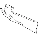 GJ5Z7804608AB - Body: Side Panel for Ford: Escape Image