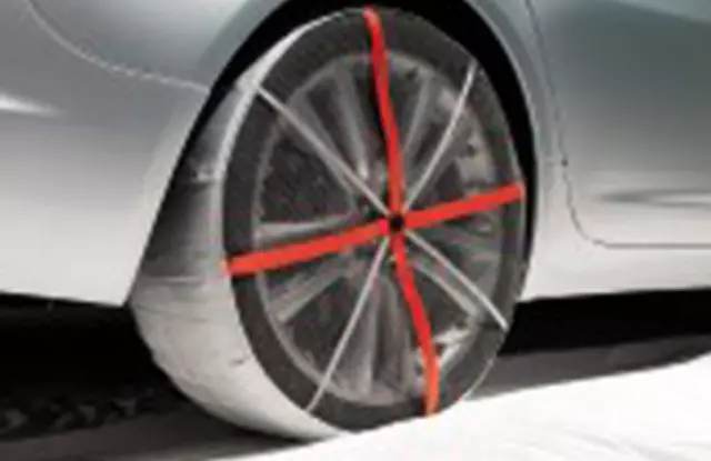C2D20230 - Wheels: Snow Sock Winter Traction Aid - Pack 697 for Jaguar: F-Type, XF, XJ, XJR, XJR575, XK Image