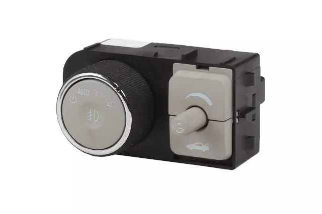 Light Titanium Headlamp Switch with Trunk Release - GM (25824875)