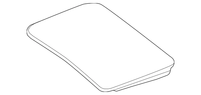 2547806400 - : Rear Glass for Mercedes-Benz Image