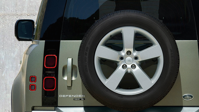 LR129113 - Wheels: Alloy Wheel, 20 Inch Style 5098, 5 Spoke for Land Rover: Defender 110, Defender 130, Defender 90 Image