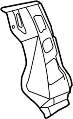 7663860U00 - Body: Pillar Reinforced for Infiniti Image