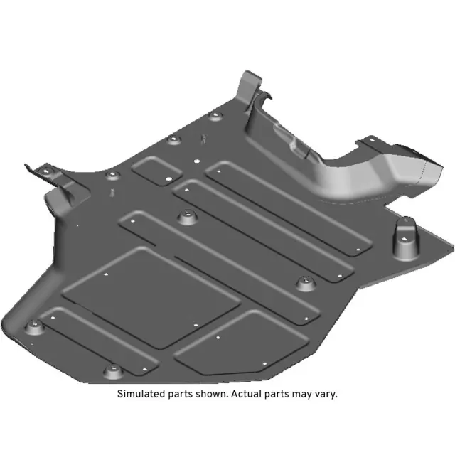 23258346 - Body: Splash Shield for Chevrolet: Malibu, Malibu Limited Image