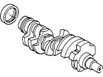 FOTZ6303A - Engine: Crankshaft for Ford: Aerostar, Explorer Image
