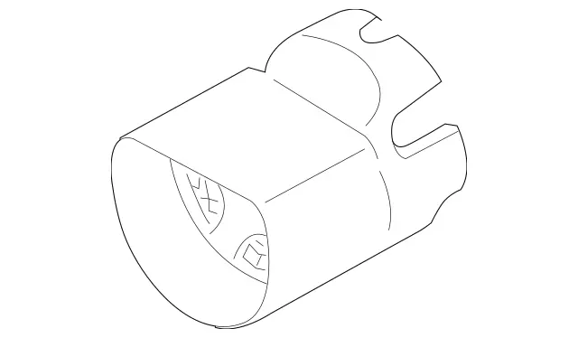 22046201237D43 - Steering: Column Cover for Mercedes-Benz Image