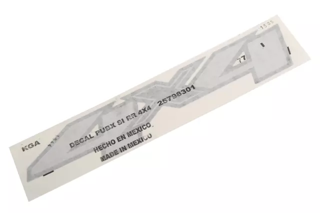 25798301 - Body: Decal for Chevrolet: Silverado 1500, Silverado 2500 HD, Silverado 3500 HD | GMC: Sierra 1500, Sierra 2500 HD, Sierra 3500 HD Image
