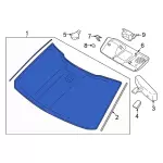 PC3Z1003100A - : Windshield for Ford Image
