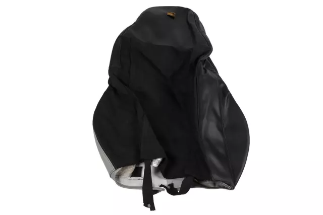 Ebony and Light Titanium Passenger Seat Back Cover - GM (19123856)