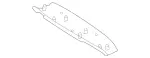 23877000808U80 - Body: Header Trim for Mercedes-Benz Image