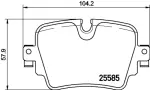 355021161 - : Disc Brake Pad Set for Hella Pagid Image