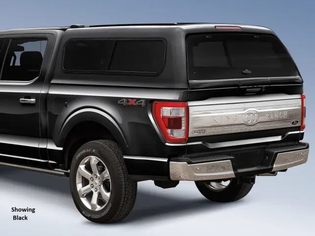 VML3Z99501A42FJ - Exterior: Carbonized Gray Cab High Bed Cap For 6.5 Bed for Ford Image