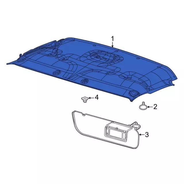 LC2Z1551940CB - Body: Headliner for Ford: E-350 Super Duty, E-450 Super Duty Image