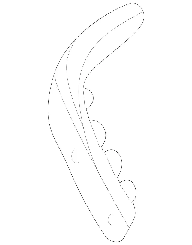 22088506219999 - Body: Molding for Mercedes-Benz Image