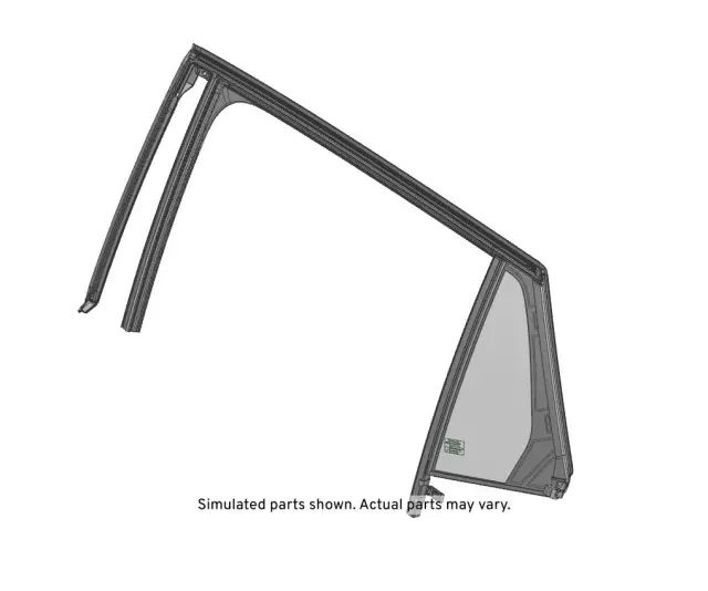 84359414 - : Rear Driver Side Door Window Weatherstrip for GM Image
