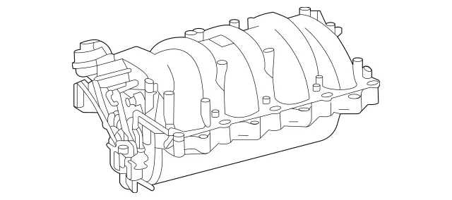 273140070164 - : Exchange Intake Manifold for Mercedes-Benz Image