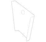 2314920841 - Exhaust System: Holder for Mercedes-Benz: SL400, SL450, SL550, SL63 AMG, SL65 AMG Image