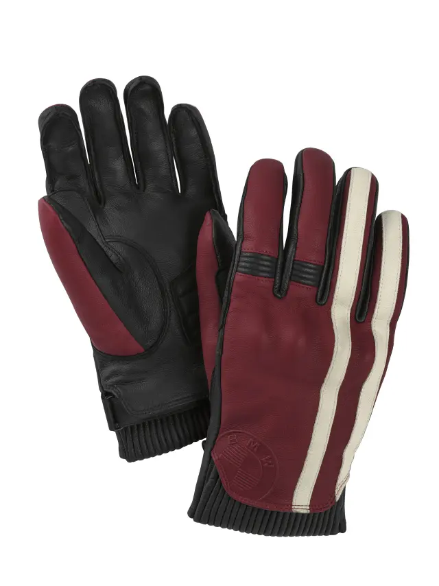 UNISEXLEHELGLOVESREDWHITE - : Unisex Lehel Gloves for BMW-Motorrad Image