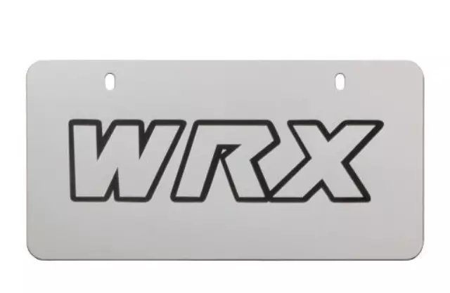 Wrx Marque Plates - Stainless Steel - Subaru (SOA342L106)