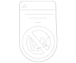 2048171720 - Panelling: Information Label for Mercedes-Benz Image