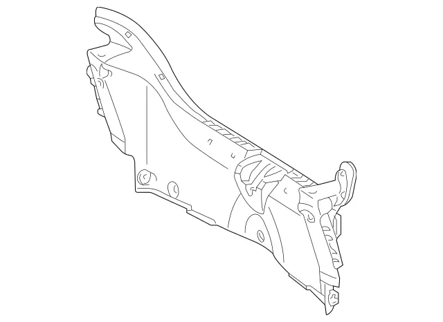 17169015009051 - Body: Rear Body Trim for Mercedes-Benz Image