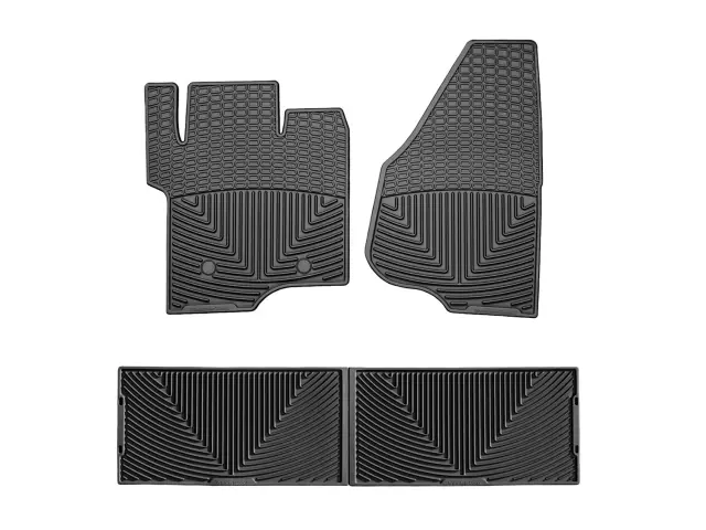 W203W207 - : Black All Weather Floor Mats for WeatherTech Image