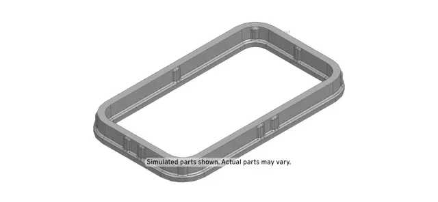 12709792 - : Engine Oil Cooler Adapter Gasket for Chevrolet: Express 2500, Express 3500, Express 4500, Silverado 2500 HD, Silverado 2500 HD Classic, Silverado 3500, Silverado 3500 Classic, Silverado 3500 HD | GMC: Savana 2500, Savana 3500, Savana 4500, Sierra 2500 HD, Sierra 2500 HD Classic, Sierra 3500, Sierra 3500 Classic, Sierra 3500 HD Image
