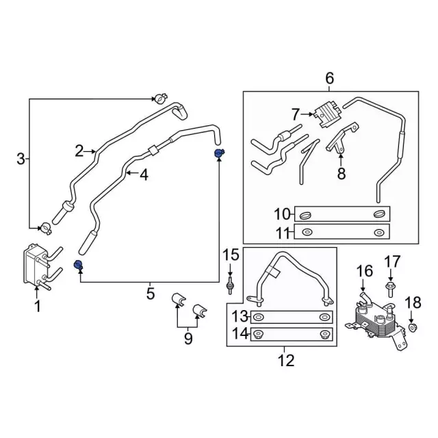 Engine Coolant Reservoir Hose DG9Z-8A365-E For Ford Fusion 2013 2014 2015 2016