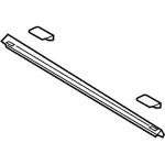 FL3Z99291A41BA - Body: Truck Bed Molding for Ford: F-150 Image
