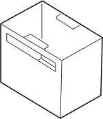 244316JR0A - : Battery Cover for INFINITI: QX80 Image