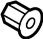 165100491 - Body: Lift Gate Grommet for INFINITI: QX50 Image