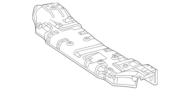 1676803308 - Exhaust System: Heat Shield for Mercedes-Benz: GLE53 AMG, GLE63 AMG S, GLS450, GLS63 AMG Image image