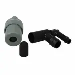 EV111 - Emission Control: Motorcraftâ„¢ PCV Valve for Ford: Bronco, Contour, E-150 Econoline, E-150 Econoline Club Wagon, E-250 Econoline, E-250 Econoline Club Wagon, E-350 Econoline, E-350 Econoline Club Wagon, F-150, F-250, F-350, Mustang, Taurus, Thunderbird | Lincoln: Continental, Mark VIII | Mercury: Cougar, Sable Image