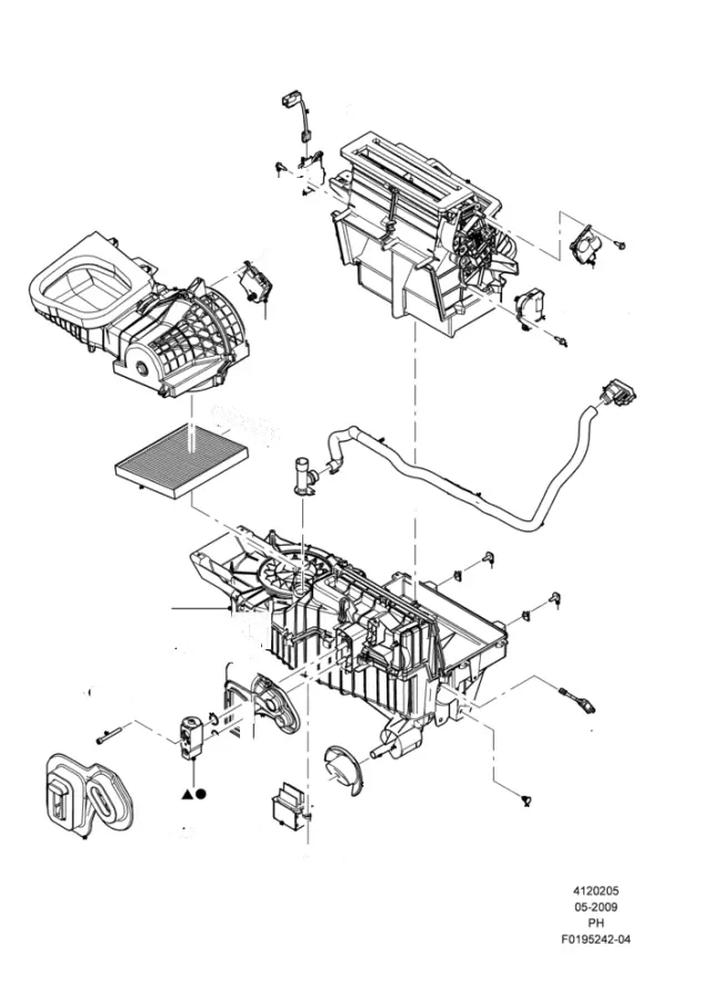 CG1Z18471C - HVAC: HVAC Air Inlet Housing for Ford Image