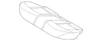 2129200150 - Body: Seat Cushion Pad for Mercedes-Benz Image