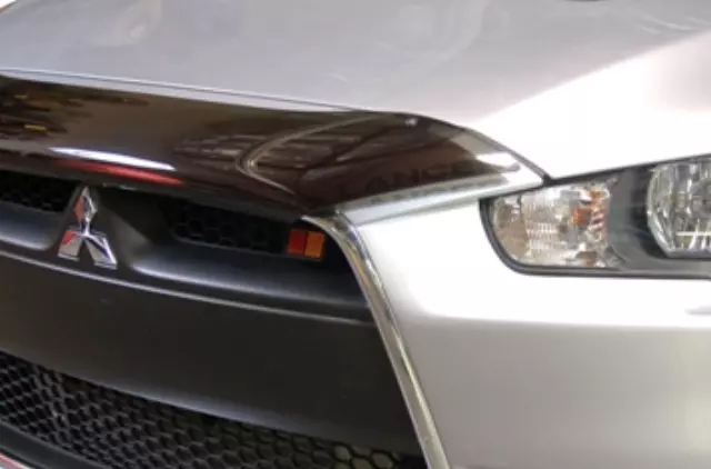 MZ314252 - Exterior: Hood Protector - Ralliart - Lancer Logo for Mitsubishi Image