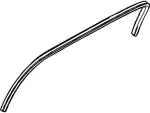 4W1Z5425560BA - Body: Window Trim for Lincoln: Town Car Image