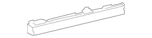 1666309501 - Side Walls: Longitudinal Member for Mercedes-Benz: GL350, GL450, GL550, GL63 AMG, GLS350d, GLS450, GLS550, GLS63 AMG Image image