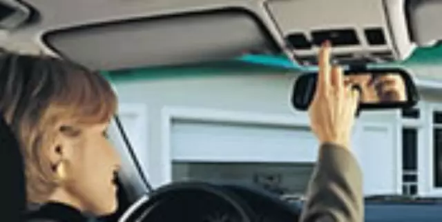 51169192335 - : Rear-View Mirror With Compass And Universal Transceiver for BMW: 128i, 135i, 135is, 328i, 328i xDrive, 328xi, 335i, 335i xDrive, 335is, 335xi, M3, X1, X6 Image