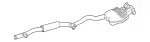2224901321 - Exhaust System: Exhaust Gas Line for Mercedes-Benz Image
