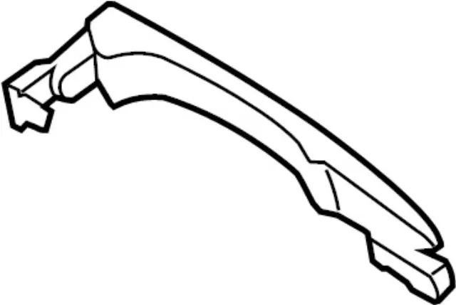 806401BA0B - Body: Handle, Outside for INFINITI: QX50, QX70 Image