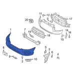 LK4Z17757FBPTM - Body: Lower Cover for Ford: E-Transit, Transit-150, Transit-250, Transit-350, Transit-350 HD Image