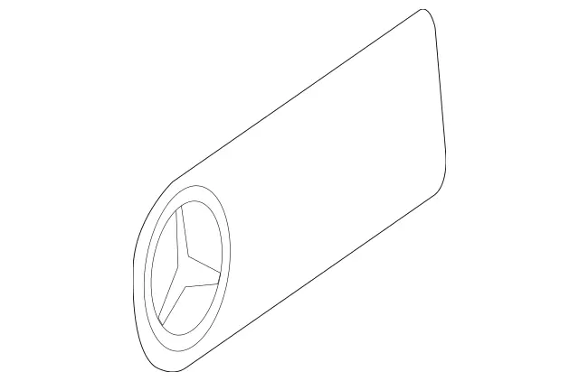 4638901744 - Rear-End Door/Trunk Lid/Liftgate: Plate for Mercedes-Benz: G500, G55 AMG, G550, G550 4x4, G580, G63 4x4 Squared AMG, G63 AMG, G65 AMG Image image