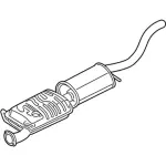 8A2Z5230B - Exhaust: Muffler for Ford Image