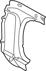 79920JL00A - Body: Finish Panel for Infiniti Image