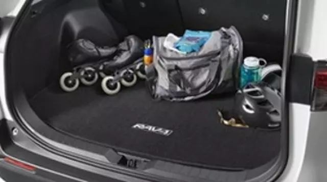 PT9264219620 - Interior: Carpet Cargo Mat - Black - W/ Sub-Woofer for Toyota: RAV4, RAV4 Prime Image