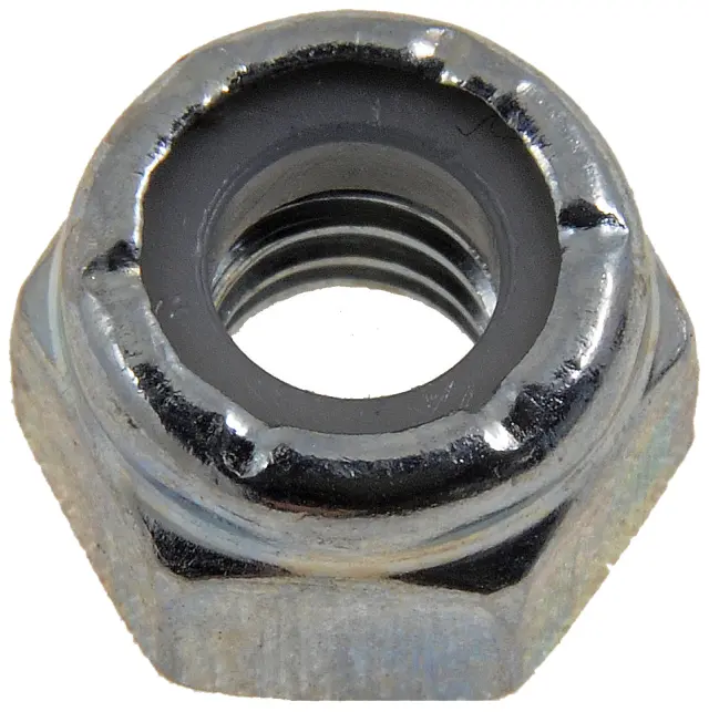 784750 - : Hex Lock Nuts With Nylon Ring-Grade 2- Thread Size 1/4-20 In., Height 5/16 In. for Dorman Image
