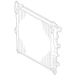 1635000404 - Radiator: Radiator for Mercedes-Benz Image