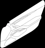809015CR3C - : Door Trim Panel for Infiniti Image